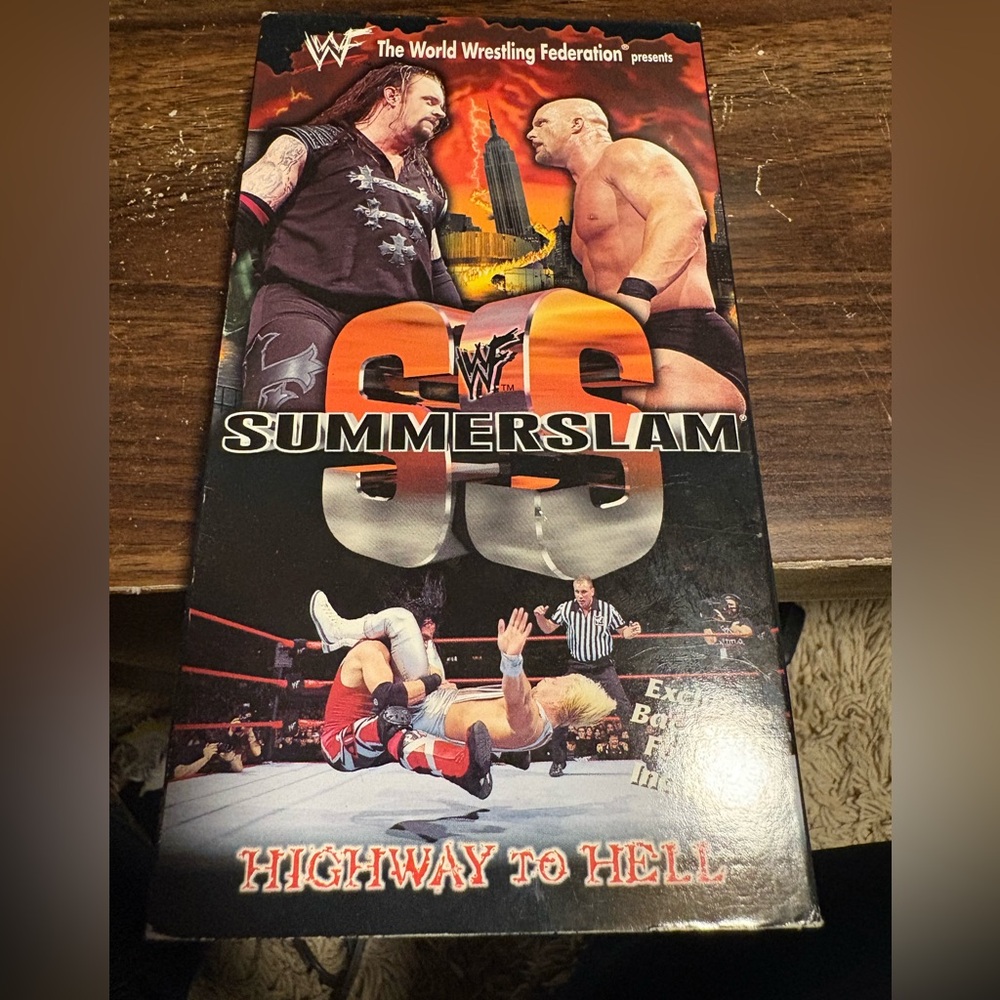 WWE Summerslam 98 VHS - Black